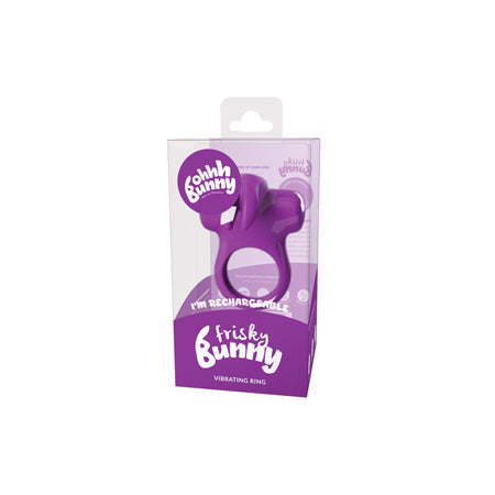 VEDO FRISKY BUNNY RECHARGEABLE VIBRATING RING-Pinkfoxxx