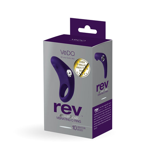 VEDO REV RECHARGEABLE VIBRATING C-RING-Pinkfoxxx