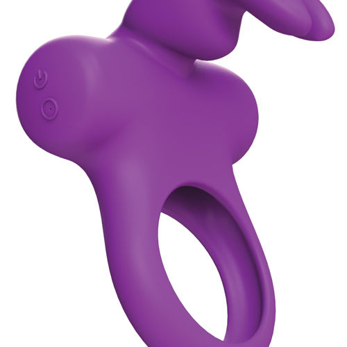 VEDO FRISKY BUNNY VIBRATING RING PURPLE - VIBU0103