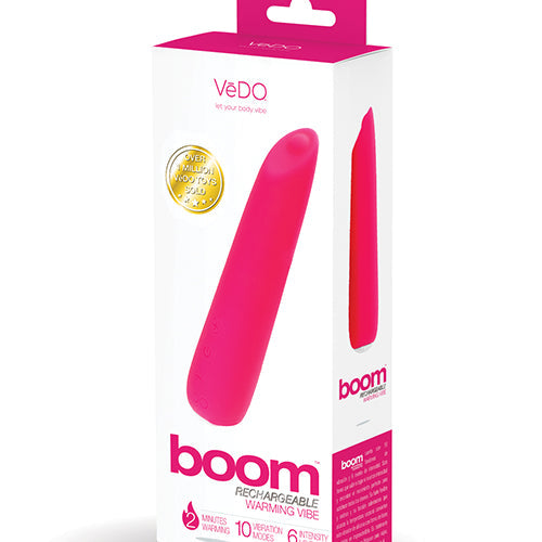 VEDO BOOM RECHARGEABLE WARMING VIBE FOXY PINK - VIF1509
