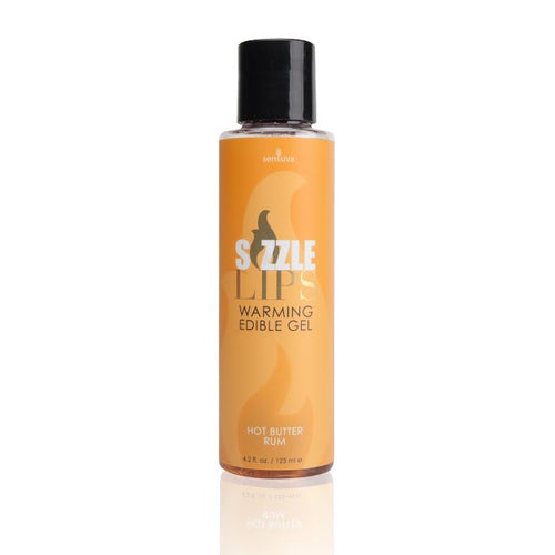 SIZZLE LIPS WARMING GEL BUTTER RUM 4.2 OZ - ONVL492
