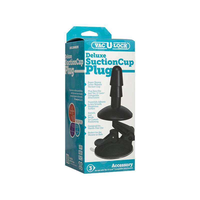 Vac-U-Lock Deluxe Suction Cup Plug Accessory-Pinkfoxxx
