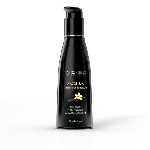 WICKED AQUA VANILLA BEAN LUBE 4 OZ - WIC016