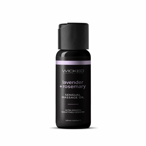 WICKED LAVENDER & ROSEMARY SENSUAL MASSAGE OIL 4 OZ - WIC90984