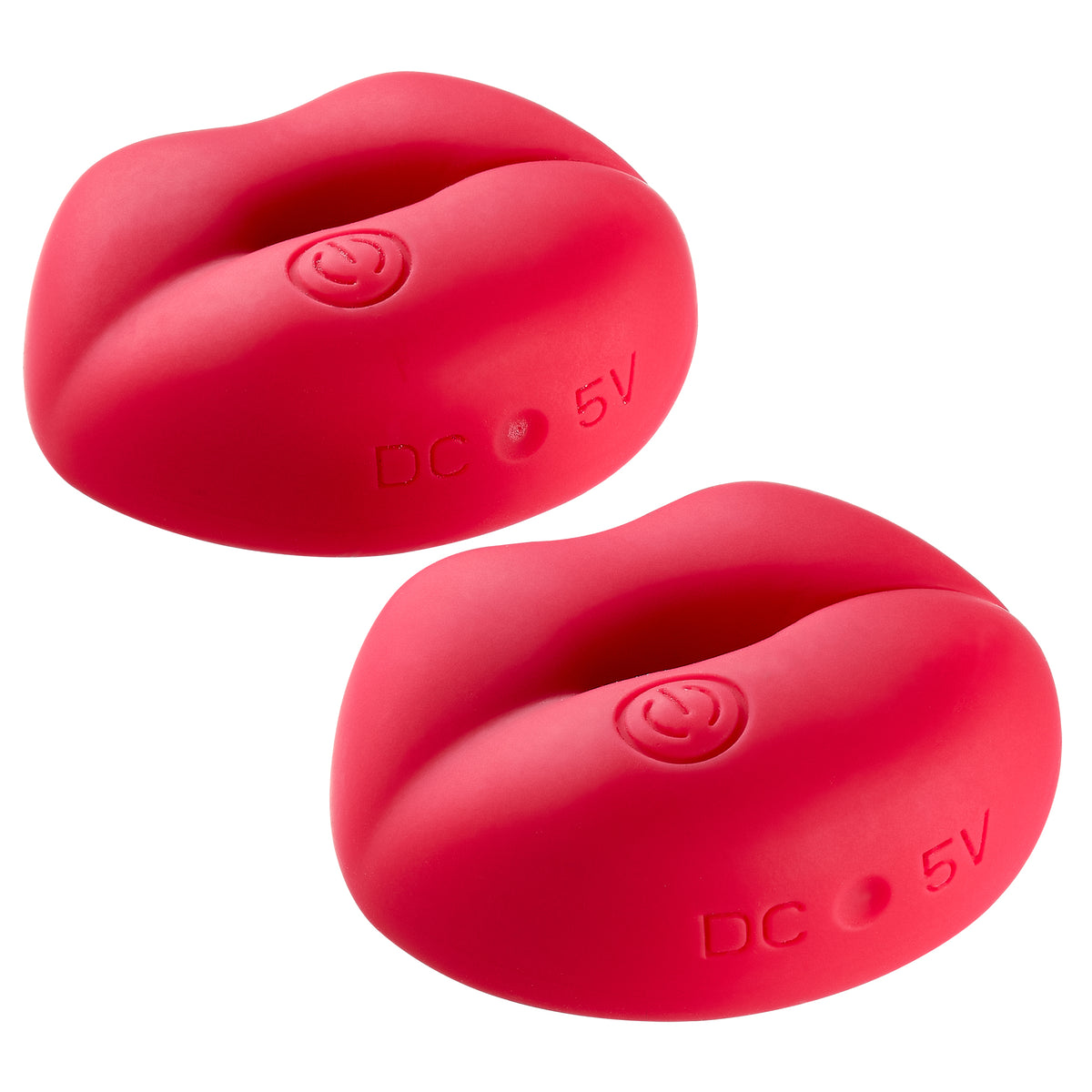 CLOUD 9 NAUGHTY NIPS VIBRATING NIPPLE CLAMP PAIR RED - WTC609