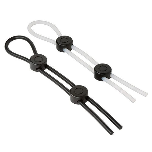 PRO SENSUAL XL PRO RINGS BLACK & CLEAR 2 PACK - WTC85224