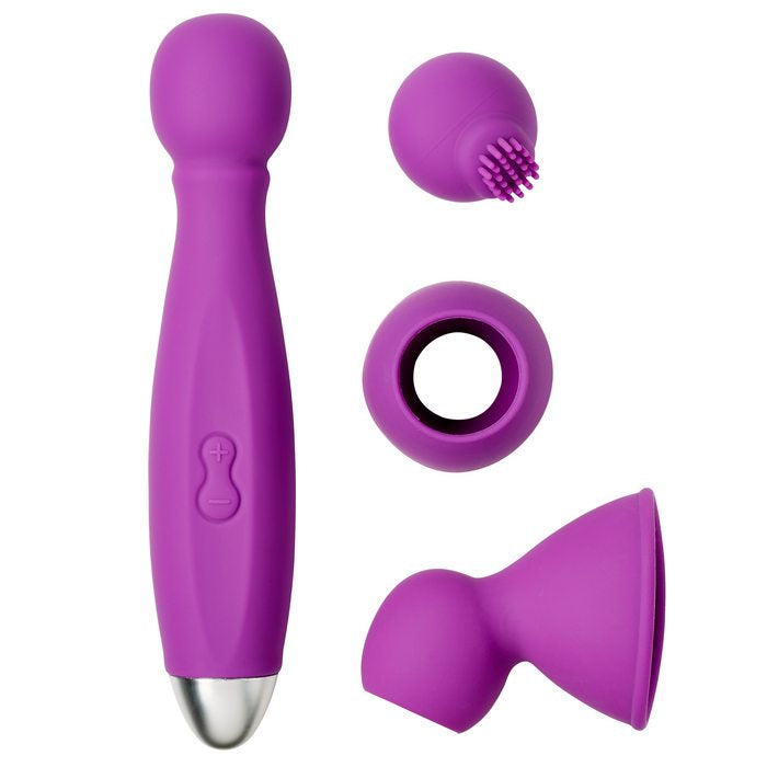 CLOUD 9 HEALTH & WELLNESS WAND KIT 9 FUNCTION FLEXIBLE HEAD PURPLE - WTC852950