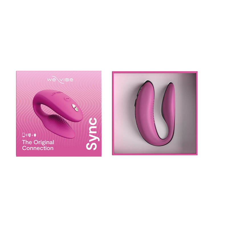 We-Vibe Sync Rechargeable Silicone Couples Vibrator-Pinkfoxxx