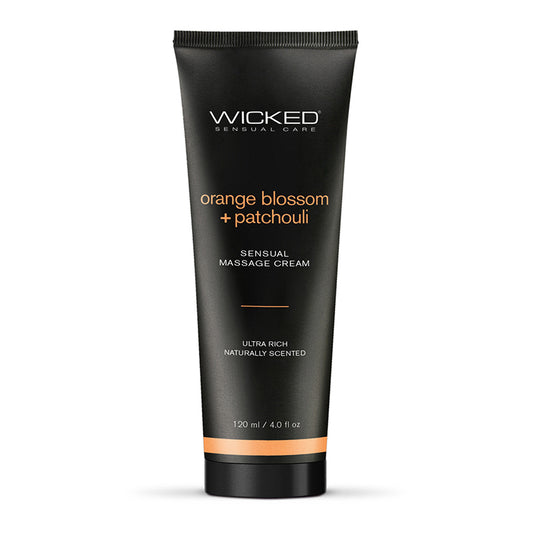 Wicked Orange Blossom + Patchouli Sensual Massage Cream 4 oz.-Pinkfoxxx