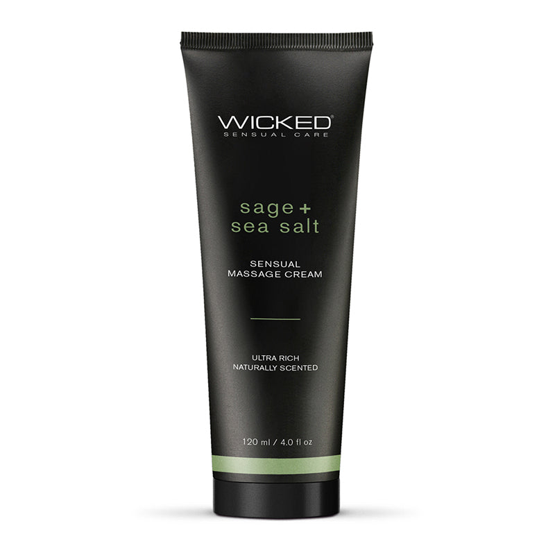 Wicked Sage + Sea Salt Sensual Massage Cream 4 oz.-Pinkfoxxx