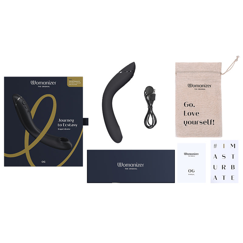 Womanizer OG G-Spot Pleasure Air Stimulator Dark Grey-Pinkfoxxx