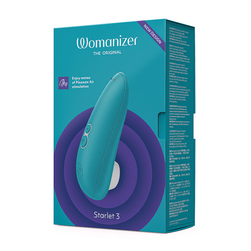 Womanizer Starlet 3 Rechargeable Silicone Compact Pleasure Air Clitoral Stimulator-Pinkfoxxx