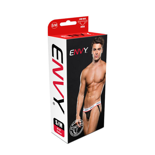 ENVY LOW-RISE JOCK BLACK S/M - XGBLE076BLKSM