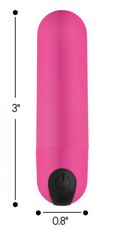 BANG! VIBRATING BULLET W/ REMOTE CONTROL PINK - XRAG366PNK