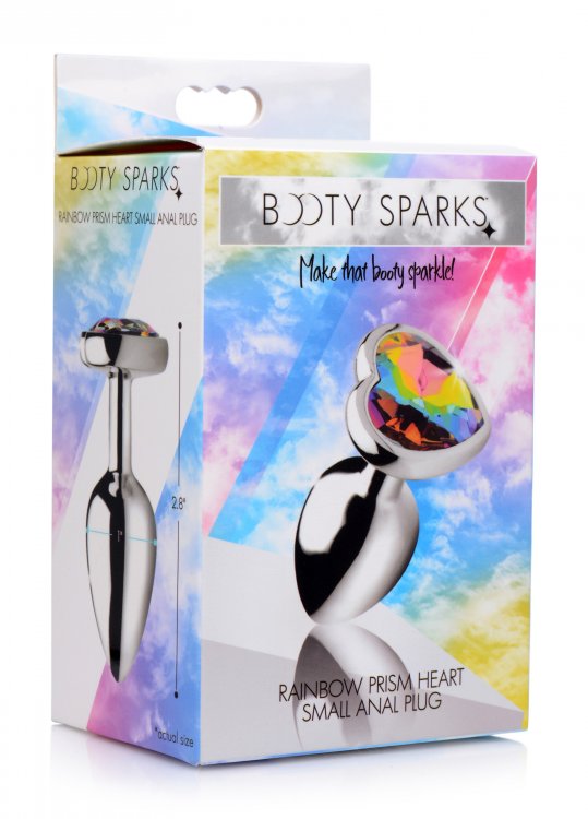 BOOTY SPARKS PRISM HEART ANAL PLUG SMALL - XRAG374S