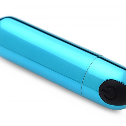 BANG! 10X VIBRATING METALLIC BULLET BLUE - XRAG656BLU