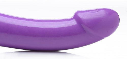 STRAP U 7X REVOLVER THICK VIBRATING STRAPLESS STRAP-ON PURPLE - XRAG584