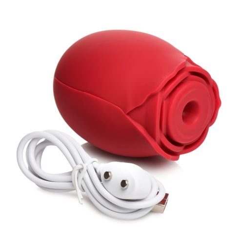 BLOOMGASM MYSTIC ROSE SUCKING & VIBRATING SILICONE ROSE - XRAH105