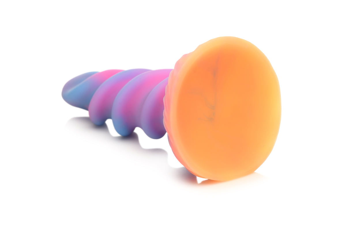 CREATURE COCKS MOON RIDER GLOW IN THE DARK UNICORN DILDO - XRAH276