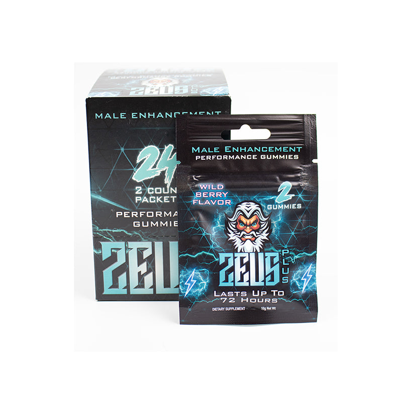 Zeus Plus Male Supplement Gummies Wildberry 2pk-Pinkfoxxx
