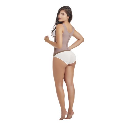 Abdominal Vest Girdle-Suspenders-Braless 3 level hook. This open bust style shapewear acce