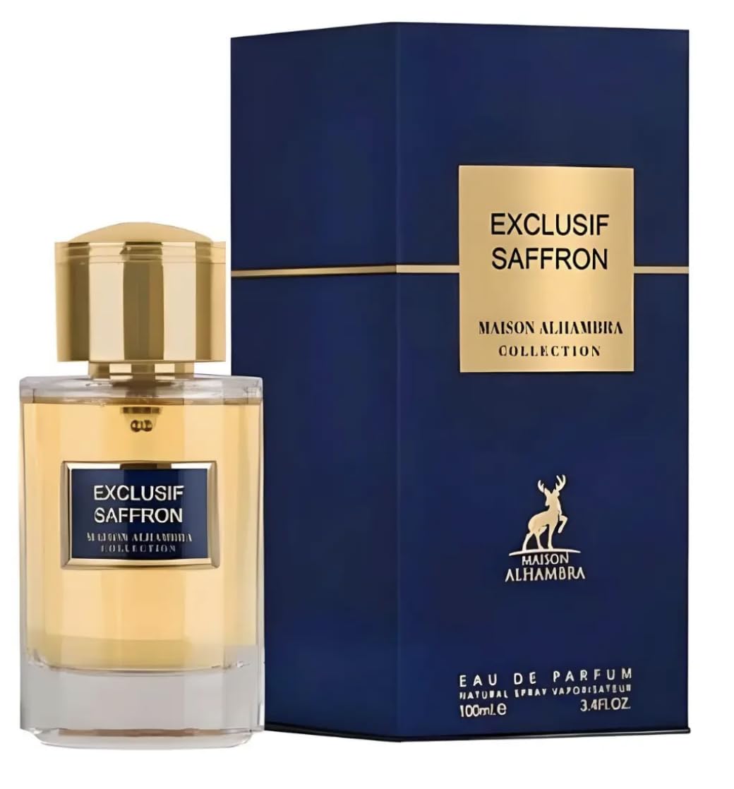 AL HAMBRA EXCLUSIF SAFFRON 3.4OZ, MEN'S PERFUME, EDP-Pinkfoxxx