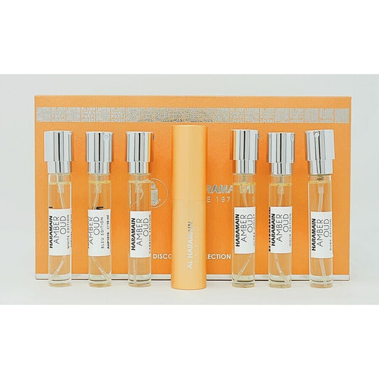 AL HARAMAIN DISCOVERY COLLECTION AMBER OUD 6PC SET, UNISEX GIFT SET-Pinkfoxxx