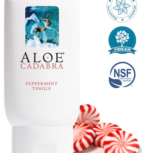 ALOE CADABRA ORGANIC LUBE PEPPERMINT 2.5 OZ - ACEGDACMNT