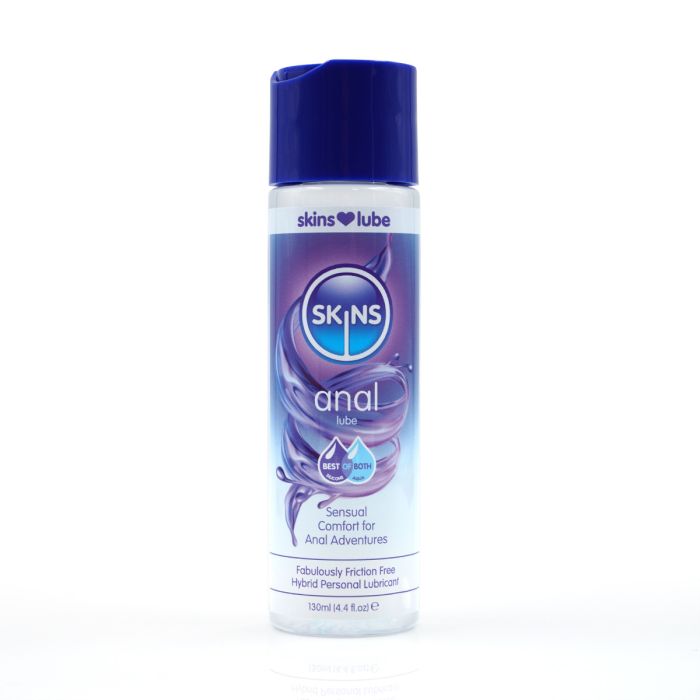 Skins Anal Hybrid Silicone and Water Based Lubricant 4.4 fl oz (130ml) - SKLUBAN4