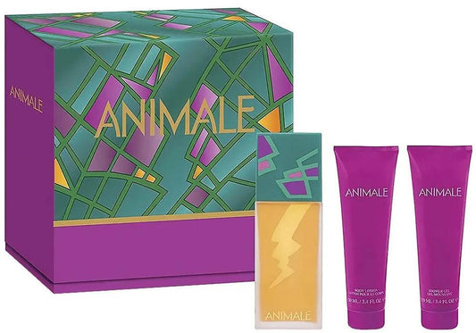 ANIMALE 3PC SET, WOMEN'S GIFT SET, EDP-Pinkfoxxx
