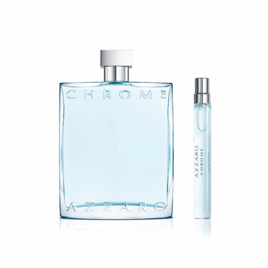 AZZARO CHROME 2PC SET, MEN'S GIFT SET, EDP-Pinkfoxxx