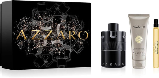 AZZARO MOST WANTED INTENSE 3PC SET, MEN'S GIFT SET-Pinkfoxxx