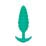 b-Vibe Twist Rechargeable Vibrating Silicone Textured Anal Plug Green-Pinkfoxxx