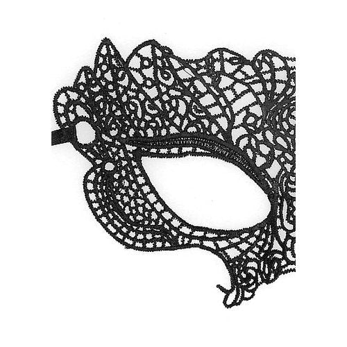 B&W LACE EYE MASK PRINCESS - SHTOU684BLK