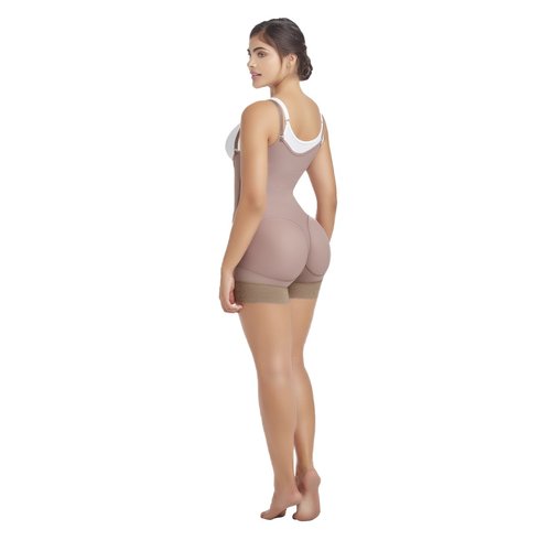 Body Garment-Hip Hugger and Braless side Zipper. Hip hugging style molds the body and is d