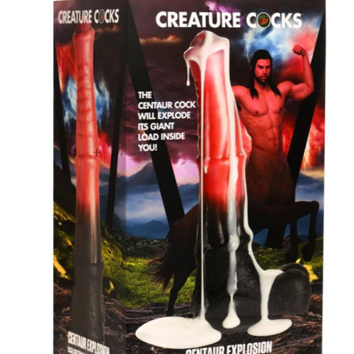 CREATURE COCKS CENTAUR EXPLOSION SQUIRTING DILDO - XRAH308