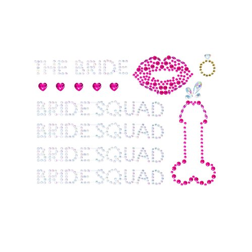 Bachelorette Stick-On Body Jewels - BODY017 10122