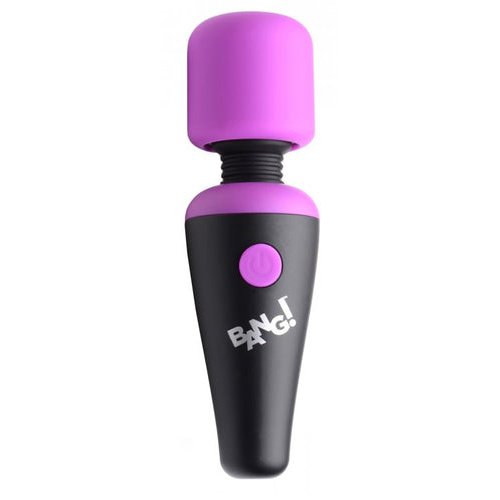 BANG! 10X VIBRATING MINI WAND PURPLE - XRAG786PUR
