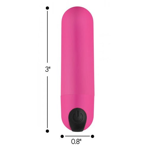 BANG! VIBRATING BULLET W/ REMOTE CONTROL PINK - XRAG366PNK