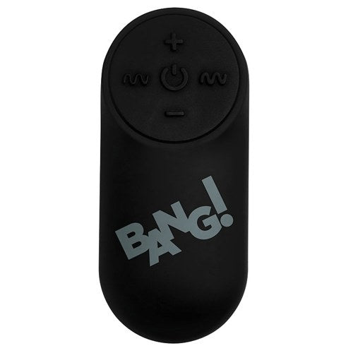 Bang Vibrating Bullet with Remote Control-Black