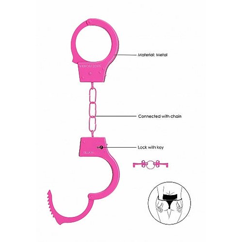 BEGINNER'S HANDCUFFS PINK - SHTOU001PNK
