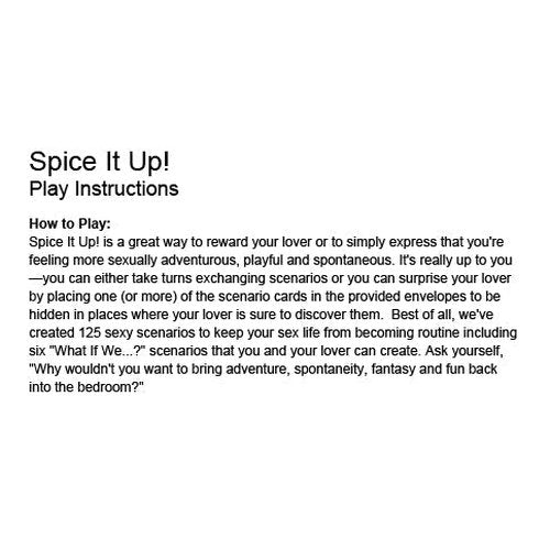 BEHIND CLOSED DOORS SPICE IT UP