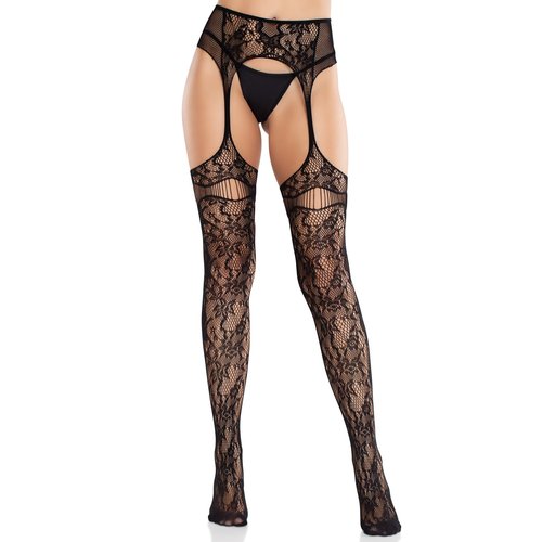 Bloom Net Garter Belt Stockings - 1612 00122