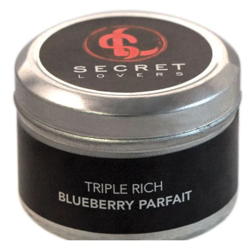 SECRET LOVERS BLUEBERRY PARFAIT MINI EDIBLE MASSAGE CANDLE 1OZ - FRSL001056
