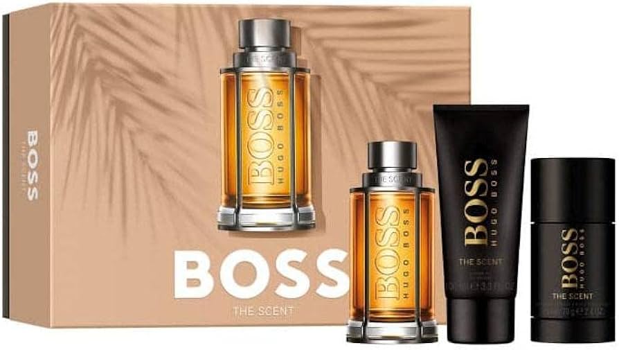 BOSS THE SCENT 3PC SET, MEN'S GIFT SET, EDT-Pinkfoxxx