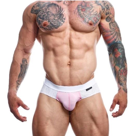 MALE BASICS SPOT BRIEF WHITE LARGE - MBS01WHTL