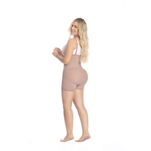Ultra Butt Lift Body Garment-HipHugger 2 Level Hook. Strapless girdle shapes and lifts the