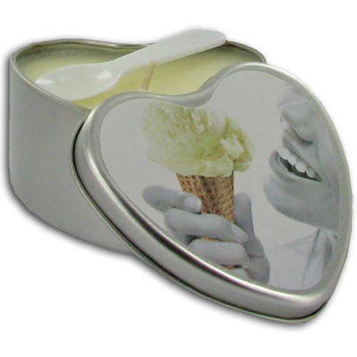 CANDLE 3 N 1 HEART EDIBLE VANILLA 4.7 OZ - EBHSCK002