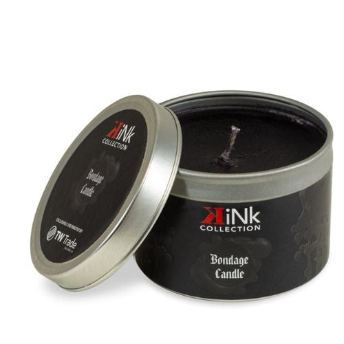 KINK SENSUAL BONDAGE CANDLE 4OZ BLACK - FRKINK002020