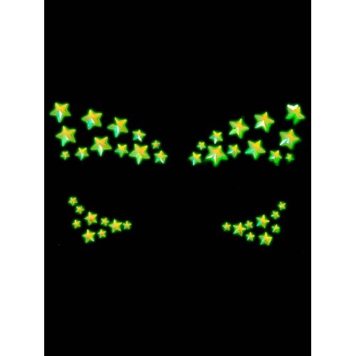 Celeste Glow in the Dark Face Jewels Sticker - EYE045 18322